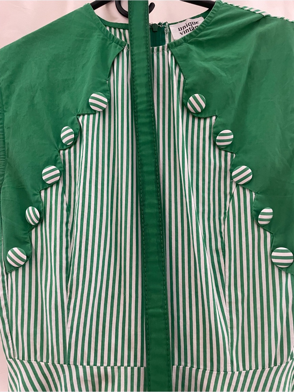 Unique Vintage Retro Dress with Belt size S - Picture 2 of 14